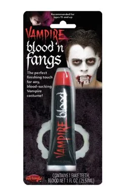 Vampirzähne Economy Mit Blut