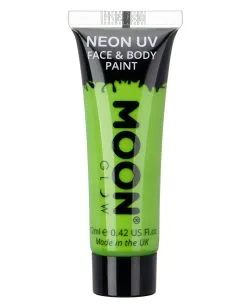 Glow In The Dark Make-up Neon Grün