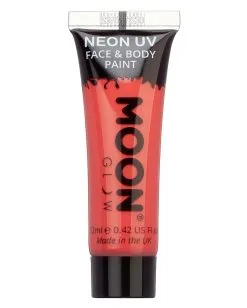 Glow In The Dark Make-up Neon Rot
