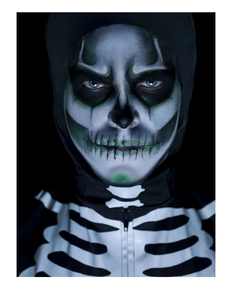 Glow In The Dark Skeleton Make Up – Bild 5