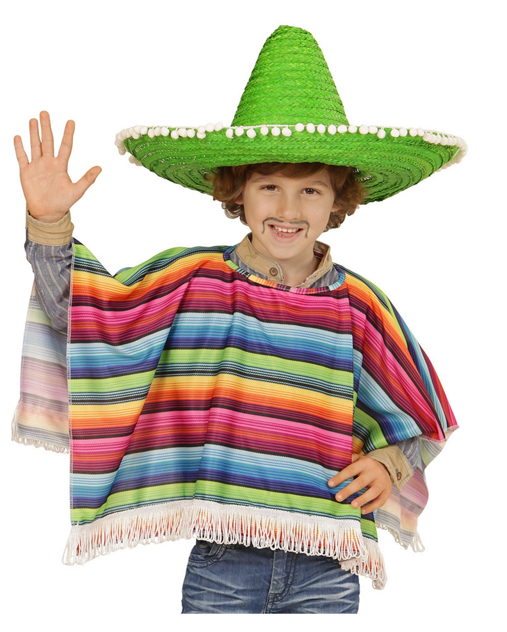 Mexikaner Poncho Für Kinder