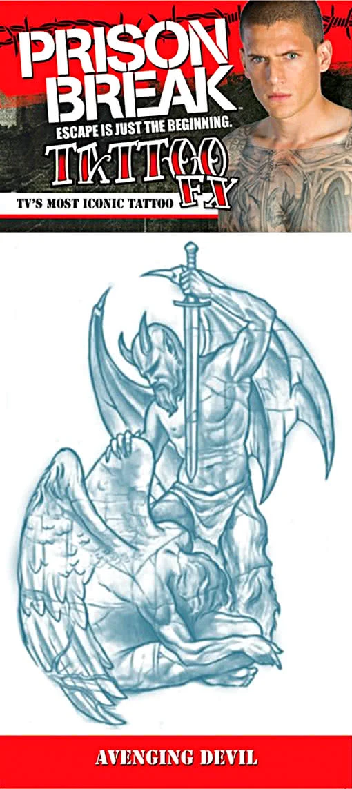 Prison Break Tattoo Racheteufel