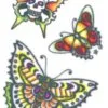 Schmetterling Aufklebe Tattoo