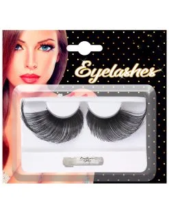 Schwarze Super Lange Kunst Wimpern