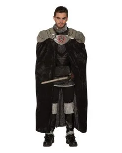 Schwarzes Fell Königscape Für Erwachsene