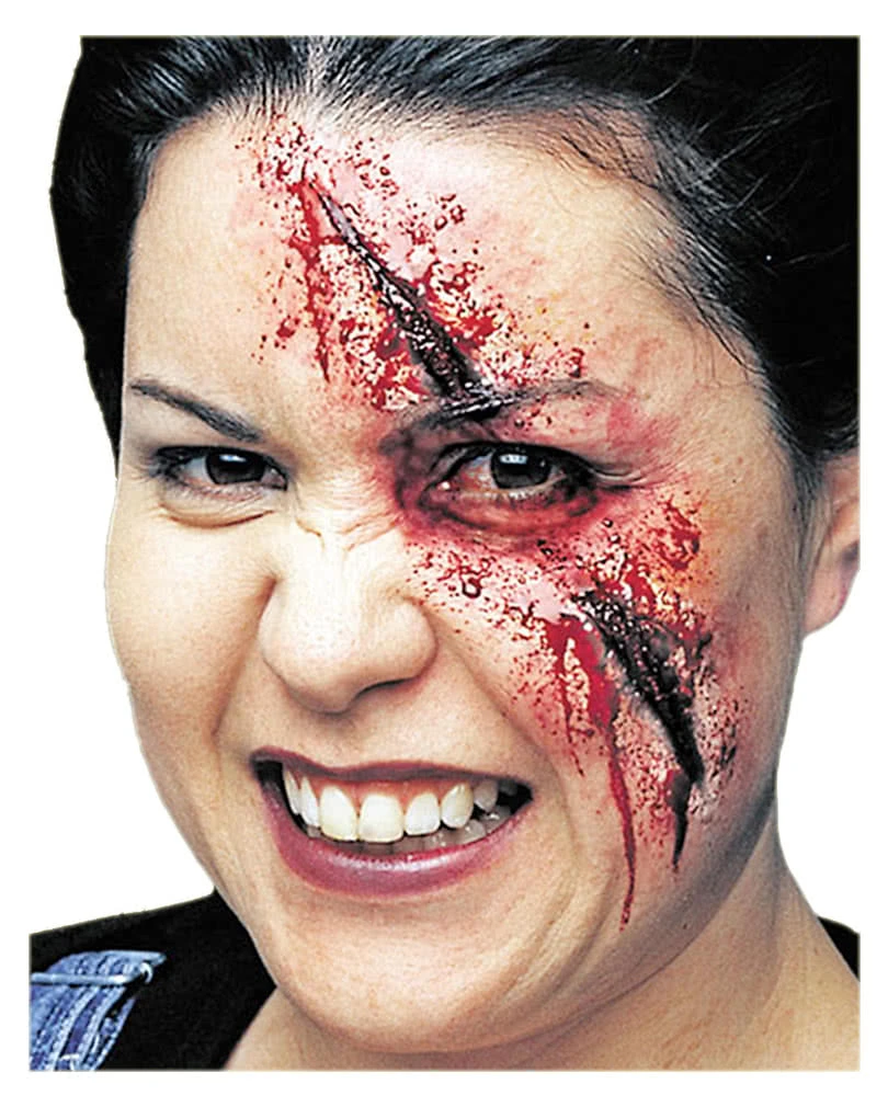 Zerschnittenes Auge Wunde / Slashed Eye – Bild 2