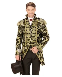 Venezianischer Militärfrack Gold-schwarz