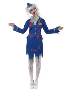 Zombie Stewardess Kostüm